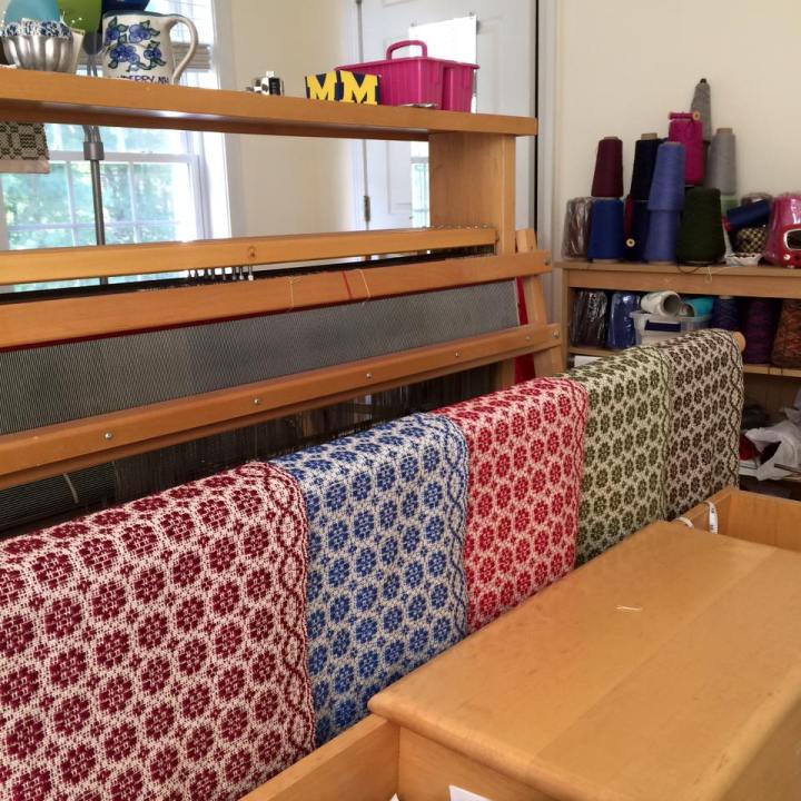 Snowballs off the loom