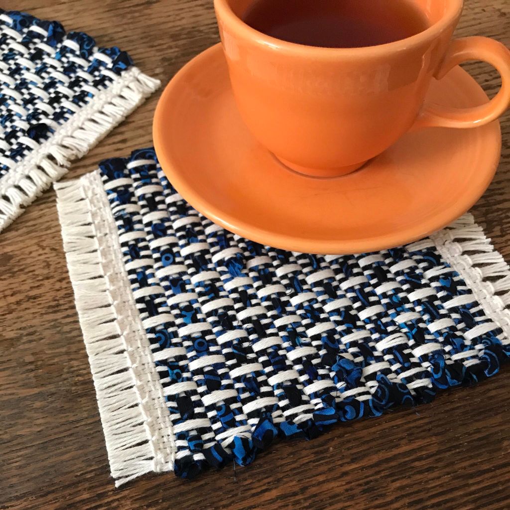 Batik mug rugs