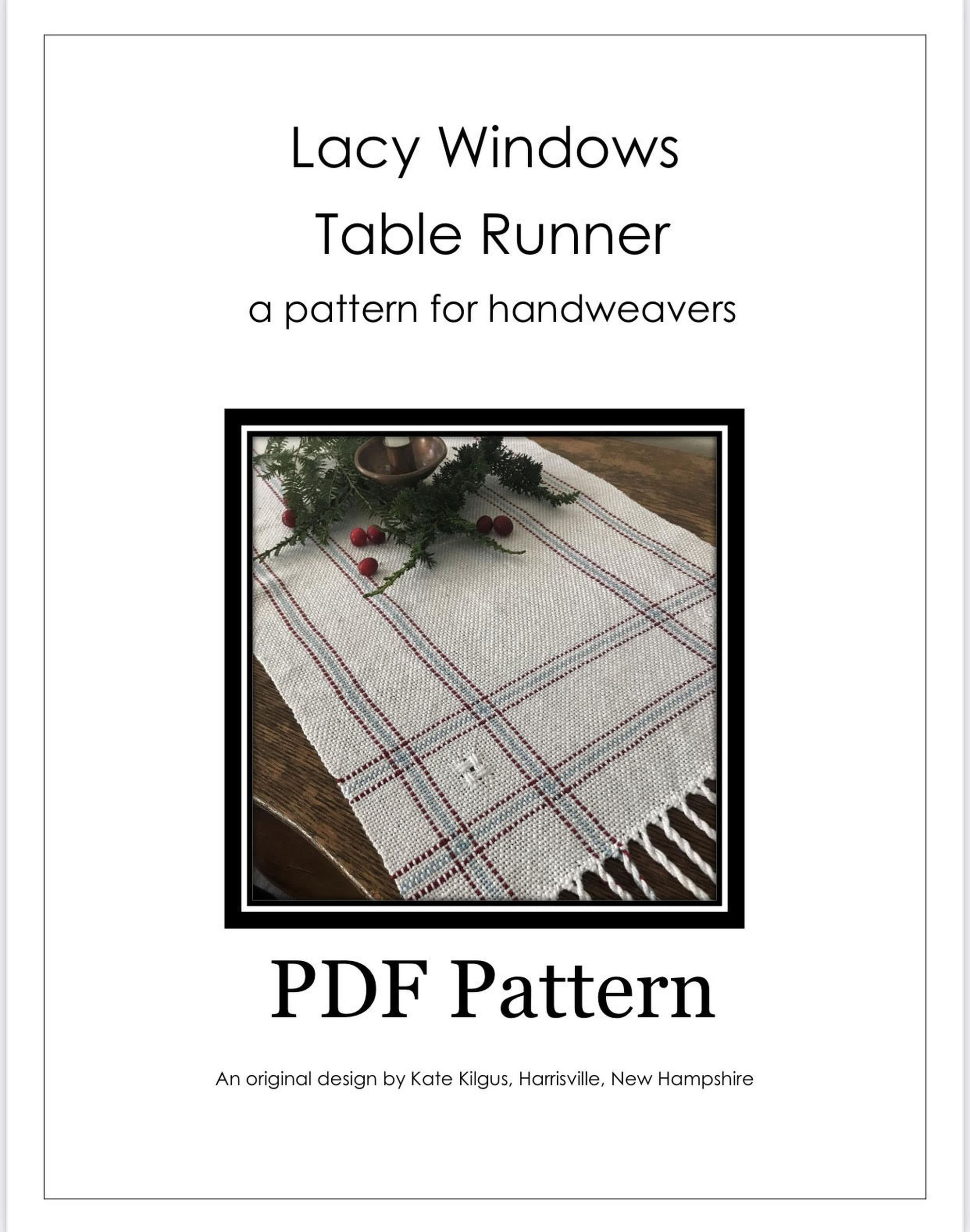 Lacy Windows Table Runner pattern, my “Head to Toe” rag rug, and ...